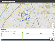 Screenshot der Route der Ludwig-Bechstein-Schule