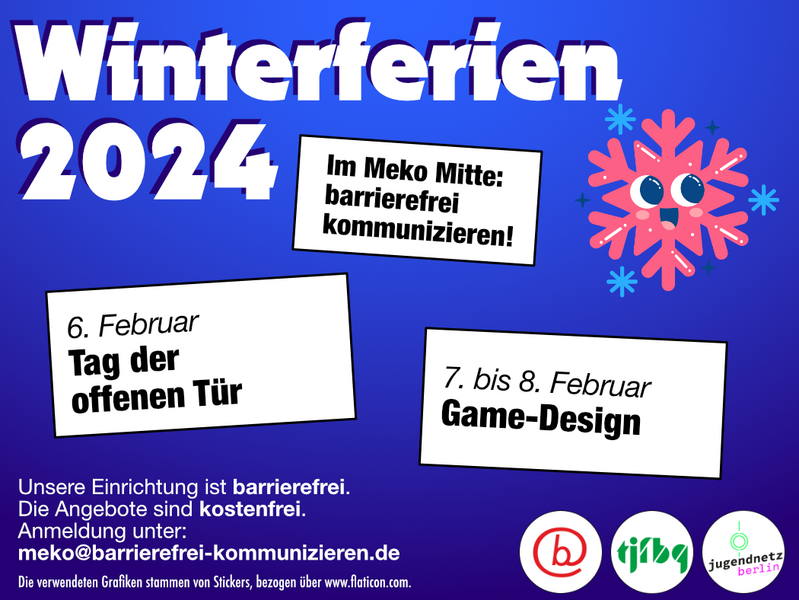 Flyer zum Winterferienprogramm 2024