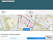 Screenshot der Route der Thomas-Mann-Grundschule