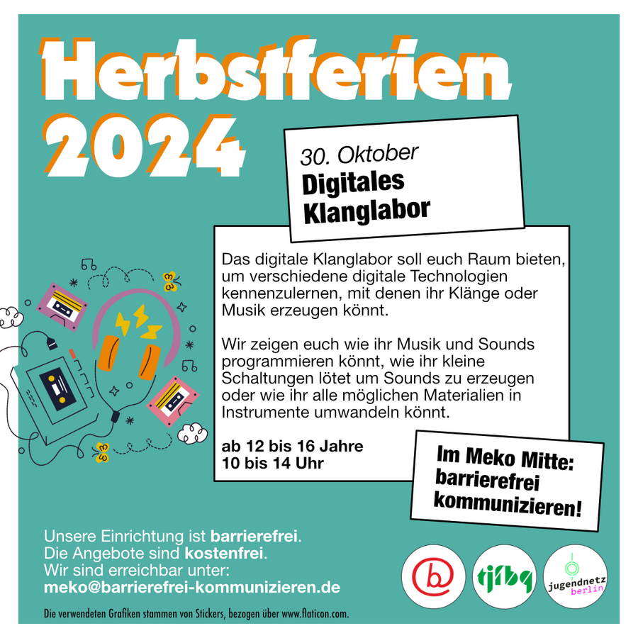 Flyer "Digitales Klanglabor"