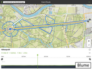 Screenshot der Route der Grundschule am Brandenburger Tor