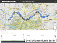 Screenshot der Route der Grundschule am Nordhafen