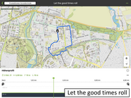 Screenshot der Route der Pusteblume-Grundschule