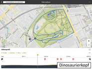 Screenshot der Route der Humboldthain-Grundschule