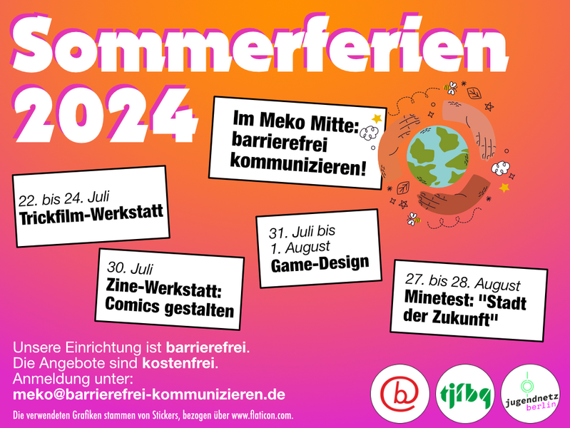 Flyer zum Sommerferienprogramm 2024