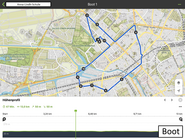 Screenshot der Route der Anna-Lindh-Schule