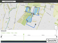 Screenshot der Route der Kiekemal-Grundschule