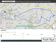 Screenshot der Route der Grundschule Neues Tor