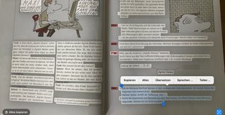 Text auf Fotos vorlesen mit integrierten OCR- und Vorlesefunktion von iOS