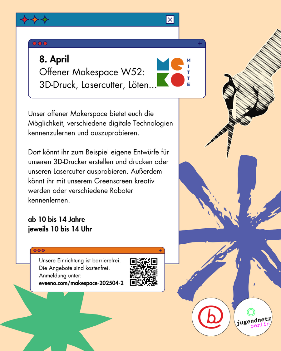 Flyer: Offener Makespace W52
