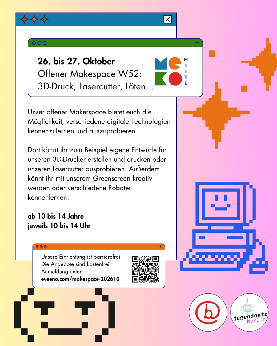 Flyer: Offener Makespace W52