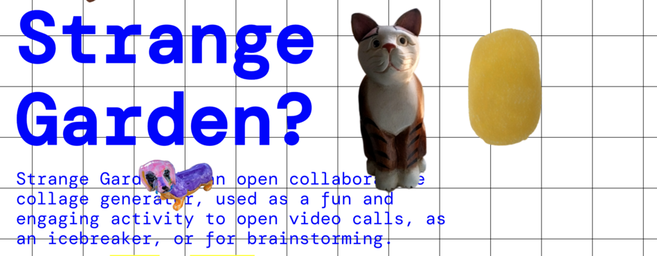 Screenshot von Strange Garden. Es sind Figuren einer Katze und eines Dackels zu sehen.