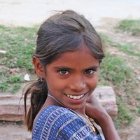 indisch aussehendes Mädchen