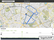 Screenshot der Route der Grundschule im Eliashof