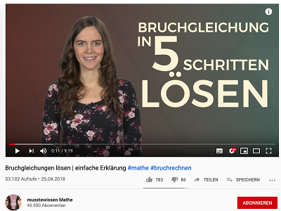 Screenshot Lernvideo musste wissenn